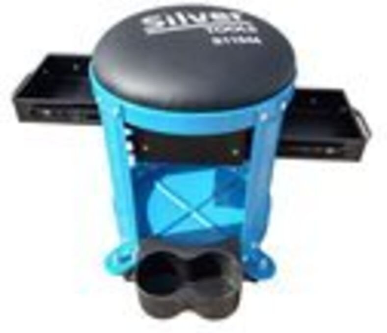 Werkstattwagen de mit Rädern und 3 Etagen Silberne, robuste Metallkonstruktion, ideal für Werkzeuge und Organisation in ...