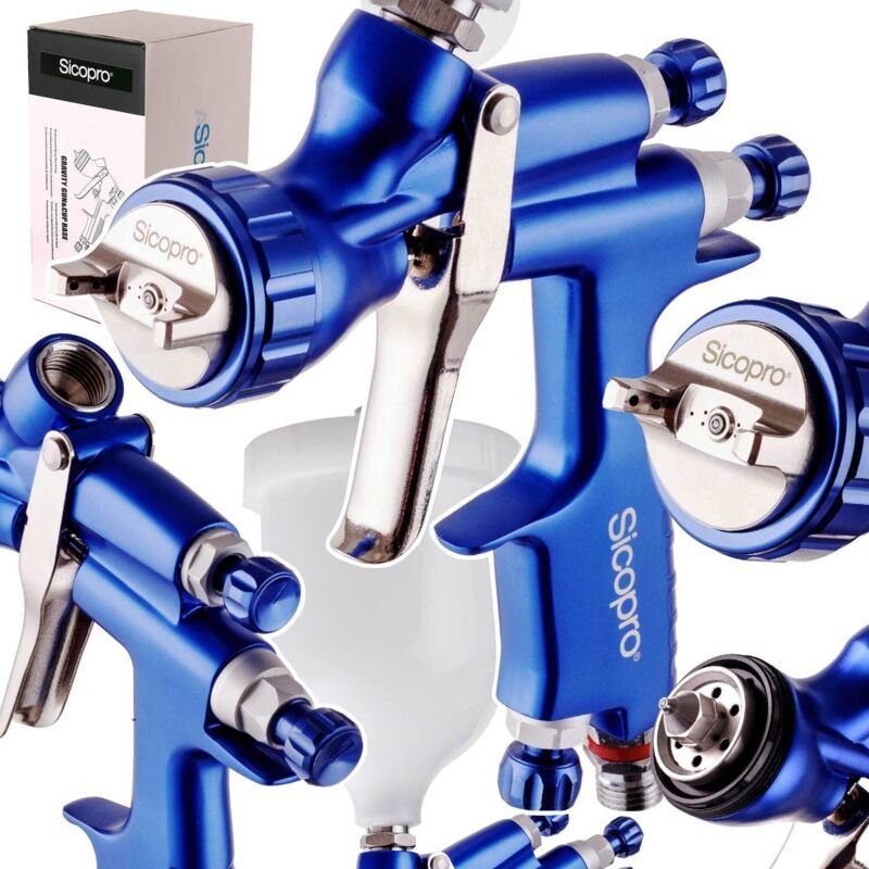 Thumbnail - Professionelle Hvlp-Spritzpistole 1,4 Mm 600 Ml Farbe