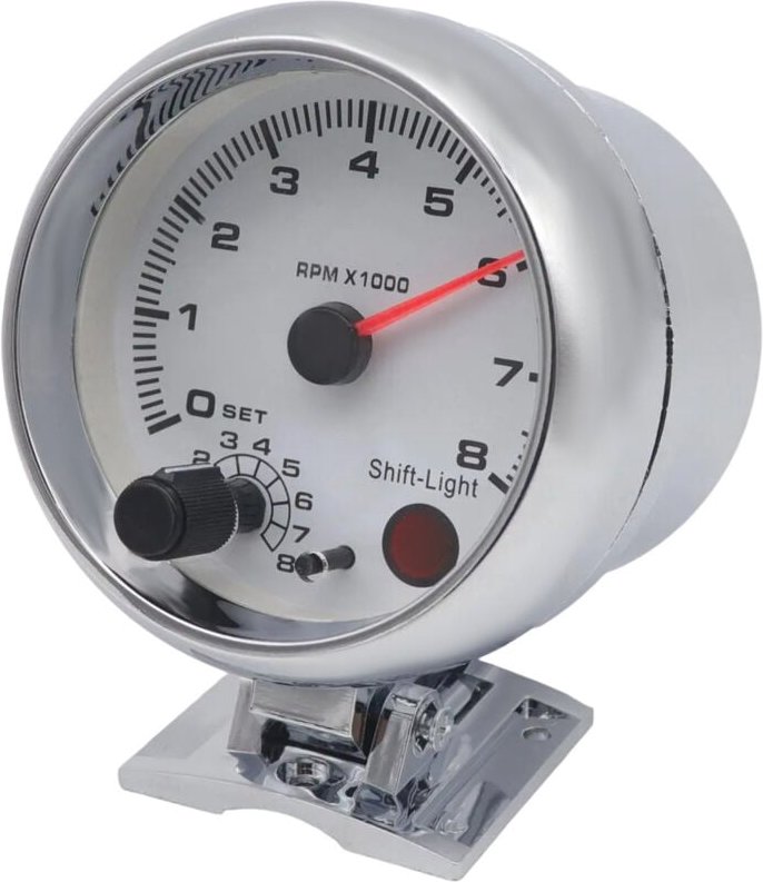 3,75 Zoll Armaturenbrett-Drehzahlmesser 0-8000 U/min Motor, Boot, Automodifikation Auto-Panel Automodifikationsinstrumen...