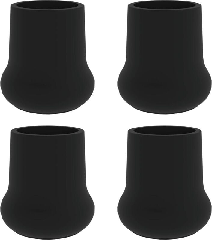 Munk - Günzburger Steigtechnik Außenschuh für Aluminium-Arbeitspodest starr Standard ø 30 schwarz - 019250