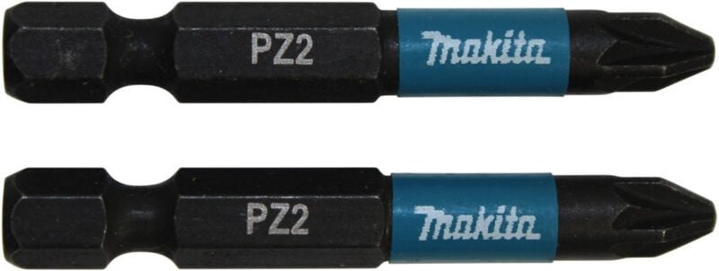 Thumbnail - Bit PZ1 Impact Black 2 Stück 50 mm 1/4 Zoll Sechskantaufnahme B-63747 - Makita