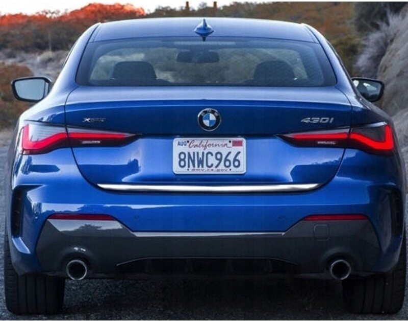 BMW 4 Coupé 2020+ CHROM-Heckklappenverkleidung
