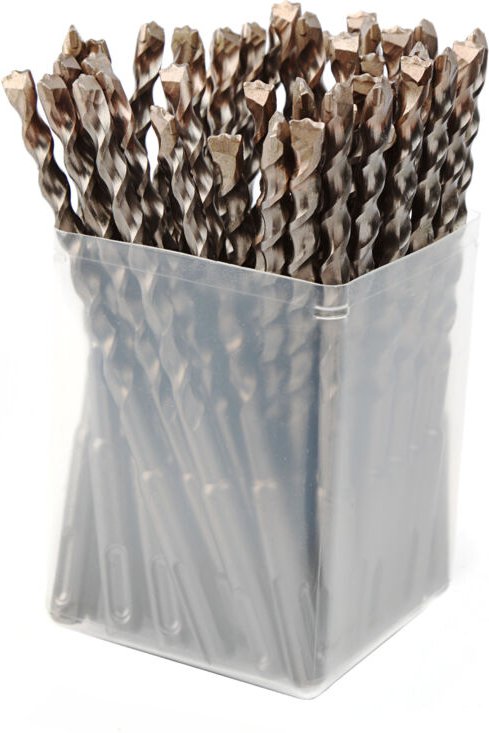 Pack mit 50 Betonbohrern Twister plus 2 SDS-plus-Bohrer - 108R Ø 8 Länge nützlich 50 Gesamtlänge 110