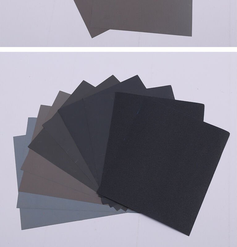 Packung mit 12 Schleifpapierblättern, 23 x 28 cm Nass-/Trockenschleifpapier, Körnung 1000/1500/2000/3000/4000/5000 (2 Bl...