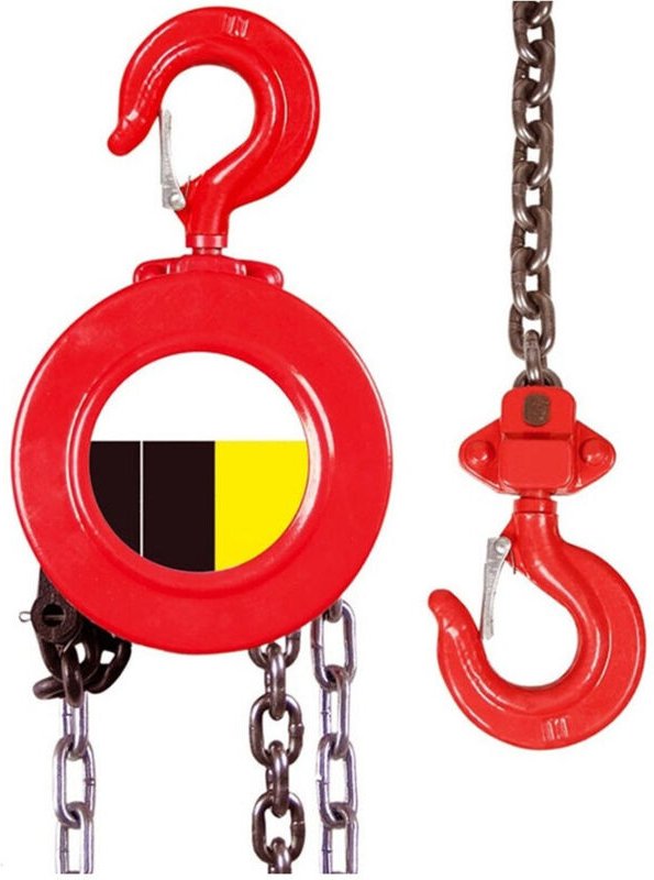 Trade Shop Traesio - Trade Shop - manueller kettenzug 2 tonnen 3 mt winde hebezug 2000Kg -