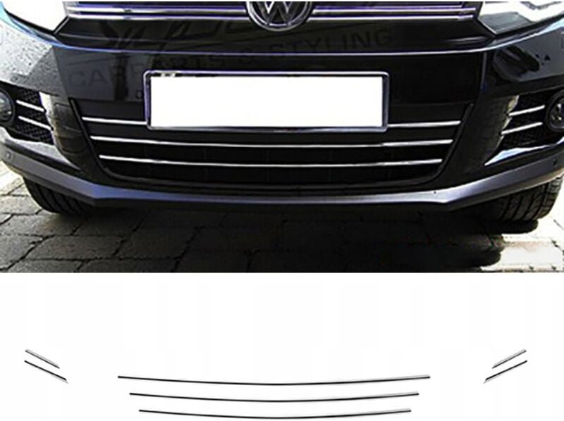 VW TIGUAN 5N Chrom Grill Tuningstreifen