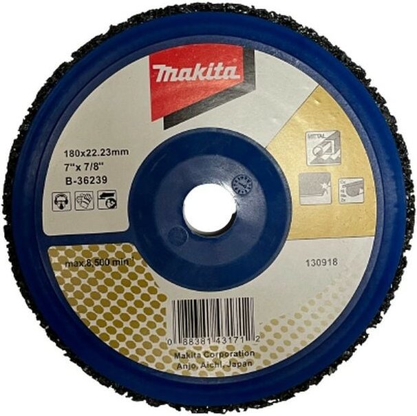 Reinigungsscheibe st 180mm B-36239 Winkelschleifer - Makita