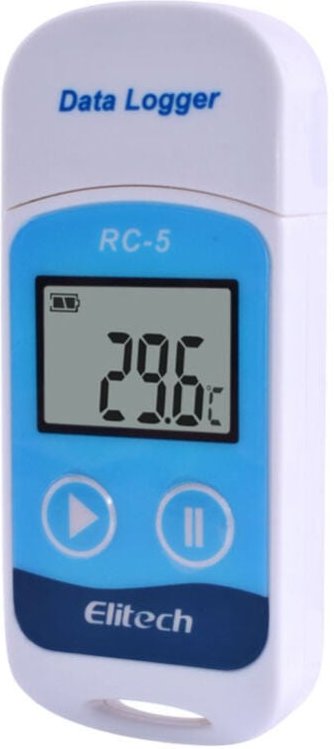 RC-5 HochpräZiser Digitaler usb Temperaturdatenlogger für Lagerlagerung, KüHltransport, Labor