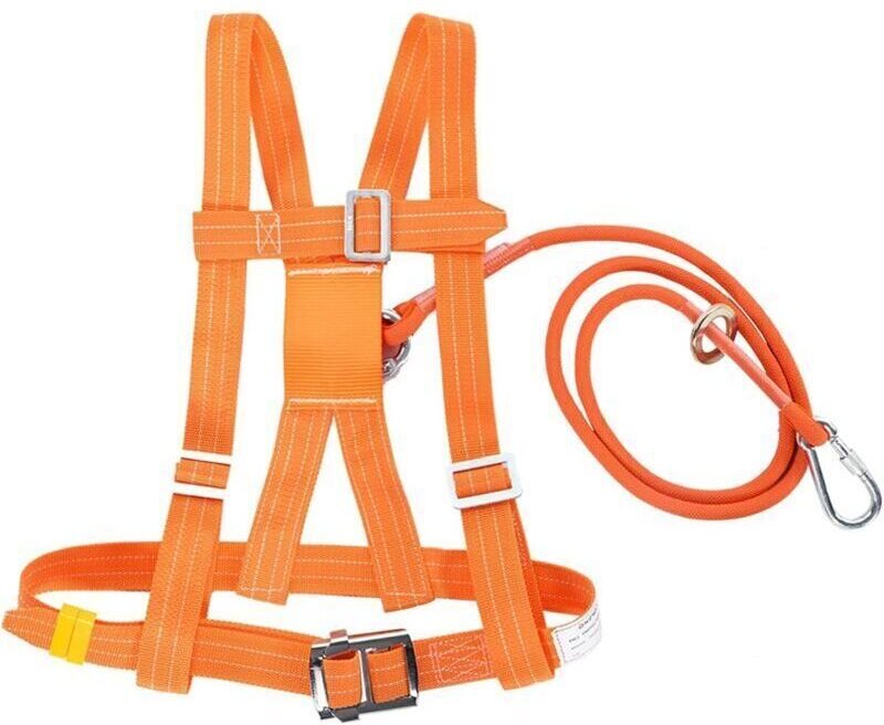 Sicherheitsgurt-Set, Auffanggurt, höhenverstellbarer Gurt mit 6 Gurtarten, Sicherheitsgurte, Rettungsseile, Höhenarbeit