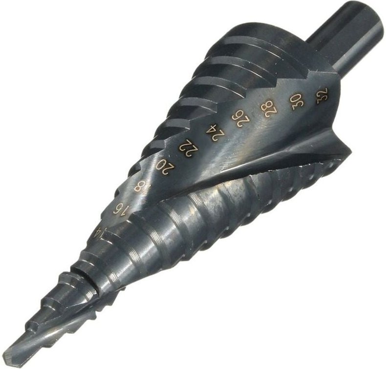 Ccykxa - Stufenbohrer, HSS-Metall-Konusbohrer, 4–32 mm, für Schraubendreher auf Stahl, Holz, Kunststoff