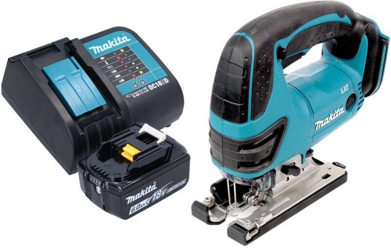 Makita DJV 180 SG1X Akku Stichsäge 18 V 135 mm + 1x Akku 6,0 Ah + Ladegerät