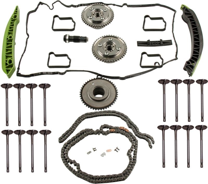 Einlassventil Auslassventil Steuerkettensatz für Mercedes-Benz 1,8L M271 Motor