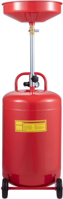 Mophorn - 20-Gallonen-Altöl-Ablasstank, tragbarer luftbetriebener Ölablasser mit einstellbarer Trichterhöhe, Druckregelv...
