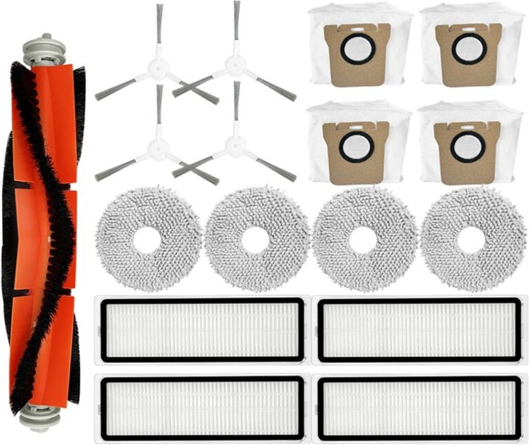 Für C102CN Wichtigsten Pinsel Seite Hepa-Filter Mopp Pad Staub Tasche