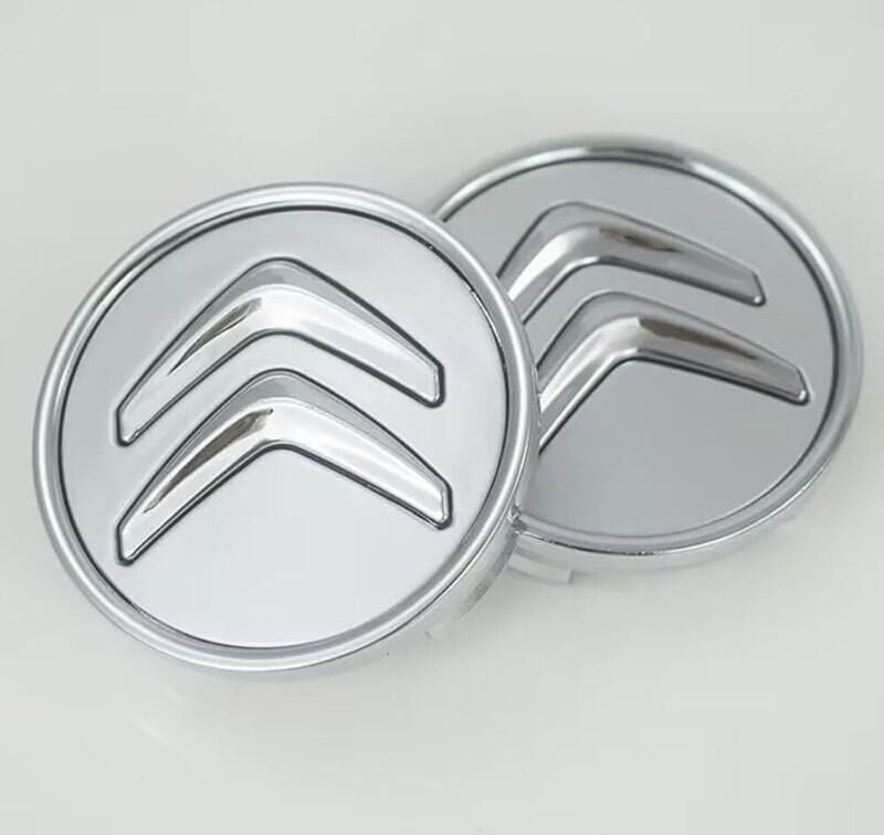 Für Citroen Sega C1 C2 C3 C4 C4L C5 C6 C3XR Elysee Triumph Aircross DS3 60MM Staub- und wasserdichte Radnabenkappen, ein...