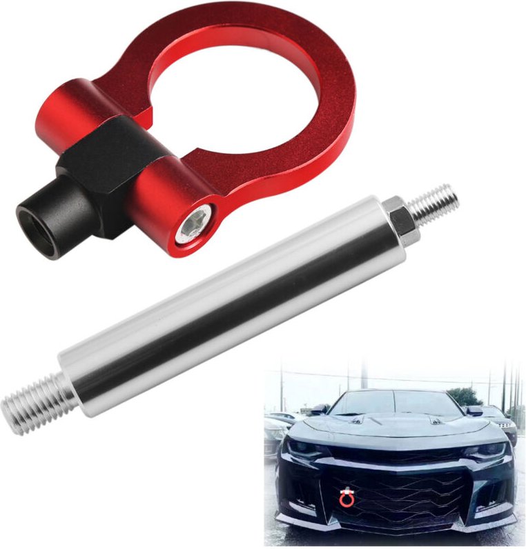 Abschlepphaken, dekorativer Abschleppring, Frontstoßstange, Metallic-Lackspray, Ersatz-Traktionshilfe für Camaro (ab 201...