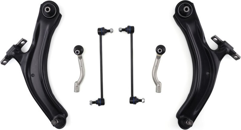 2 Querlenker 2 Koppelstange 2 Spurstange Vorderachse For Nissan Qashqai +2 J10