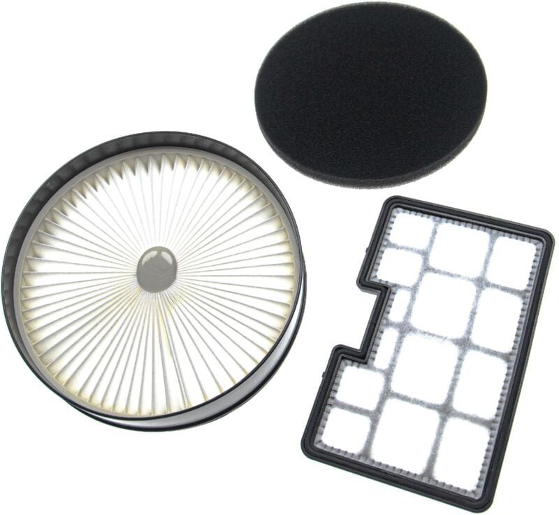 Kombi-Filter Ersatz für Hanseatic 15705486, 422064, 551793 für Staubsauger - 2x Ersatz-Filter (Abluft-Filter, Kombifilte...