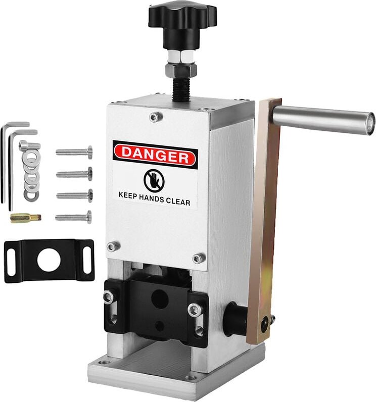 Abisoliermaschine für 1,5-25 mm Kabel, Mehrfach-Abisolierzange Aluminiumlegierung, manuelle Abisoliermaschine, Hand Kabe...