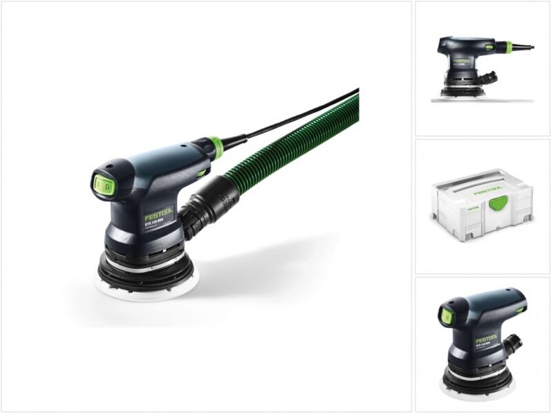 Ets 125 REQ-Plus Exzenterschleifer 250W 2mm Hub 125mm im Systainer + Zubehör ( 574636 ) - Festool