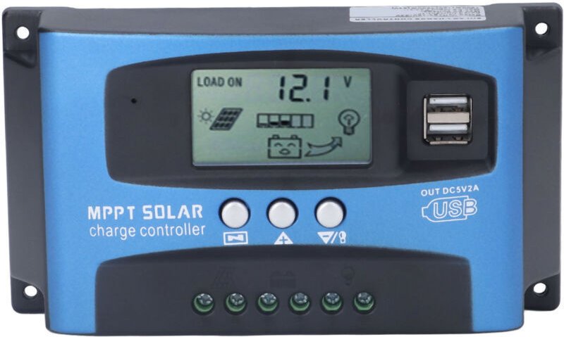 Vtizikl Contrôleur MPPT pour panneau photovoltaïque – chargeur LED, contrôleur intelligent d'éclairage public 40A