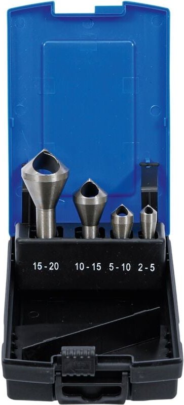 Bgs Technic - Kegelsenker-Satz mit Querloch 4-tlg.