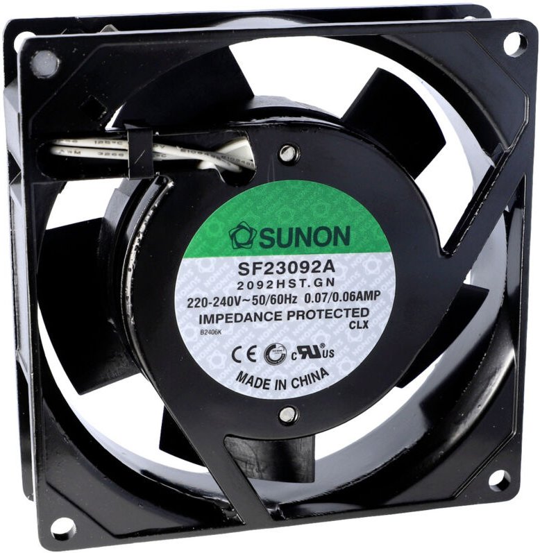 Sunon SF23092A-2092HSL.GN Axiallüfter 230 V/AC 49.25 m³/h (L x B x H) 25 x 92 x 92 mm