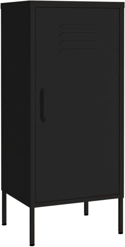 Lagerschrank Schwarz 42,5x35x101,5 cm Stahl - Gbly