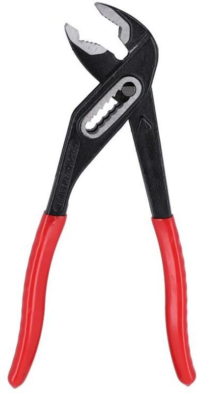 Papageienschnabelzange mit 7 Öffnungspositionen, 17,5 cm, aus Chrom-Vanadium-Stahl mit ergonomischem PVC-Griff.