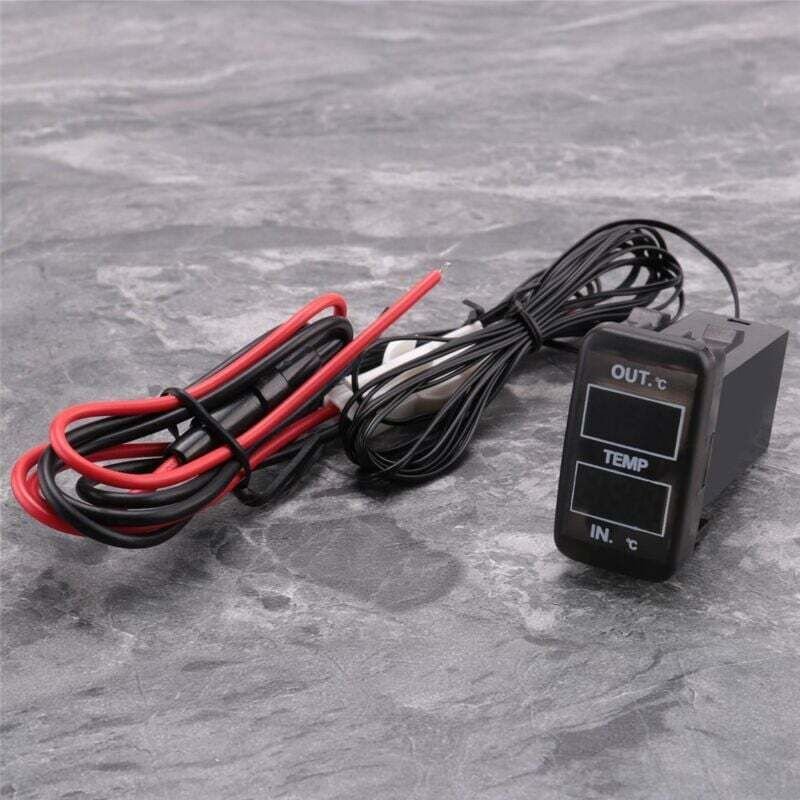 Doppelte Anzeige für Innenraum- und Außentemperatursensor für Prado Prius