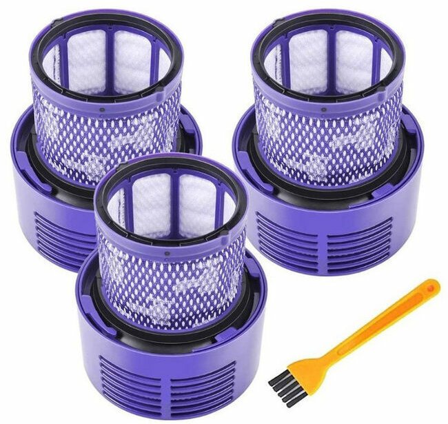 Filter für Dyson V10, 3 Filter für Dyson V10 SV12 Akku-Staubsauger-Zubehör