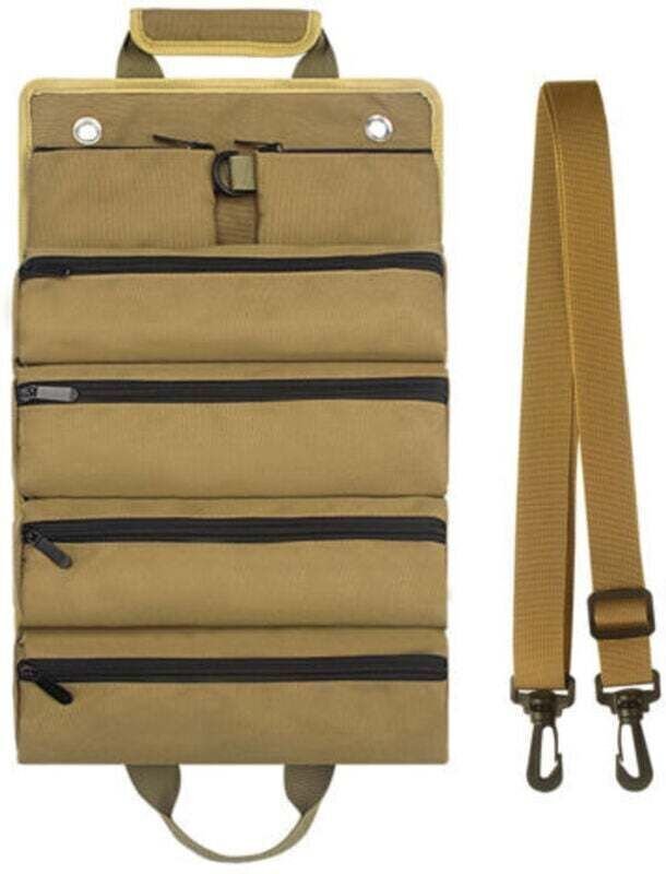 Wasserdichte Werkzeugtasche mit Rollen – Werkzeugorganizer mit Rollen und Schultergurt – Tragbar und robust für Damen un...