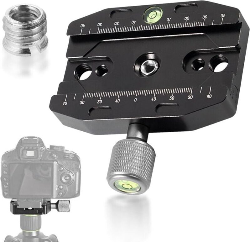 90-mm-Schnellwechselklemme für Arca-Swiss, QR-90N Schnellwechselplattenklemme, Metallklemme, Schnellwechselplatte, unive...