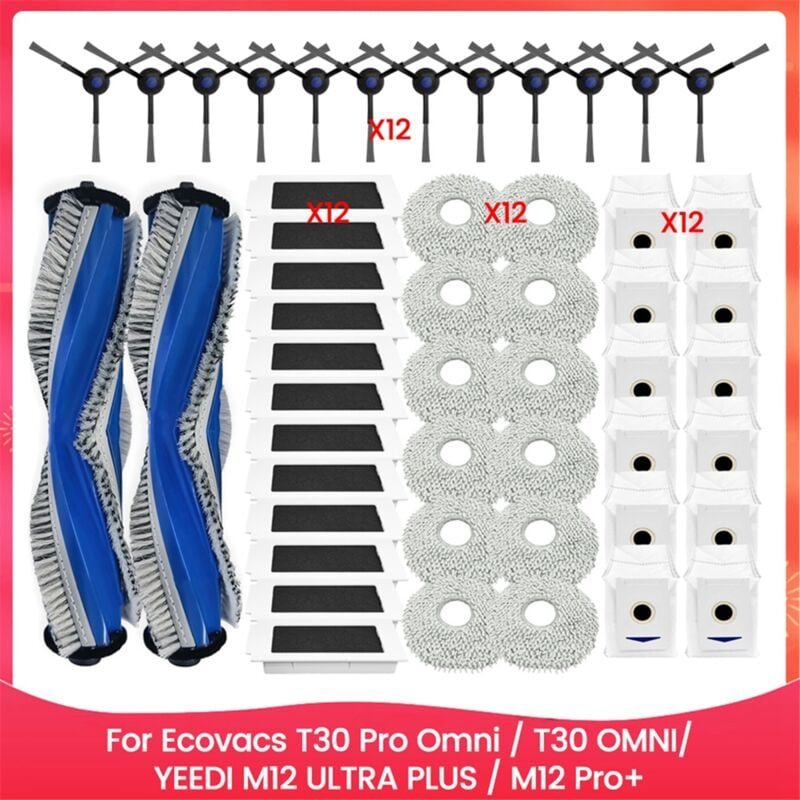 Für T30 Pro Omni / omni, M12 ultra plus Hauptbürste