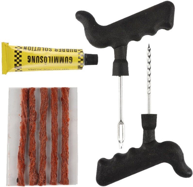 Großes Reifenreparaturset mit Vakuum-Reparaturwerkzeugen für Autos, Motorräder, Roller und Fahrräder – Schnelle und daue...