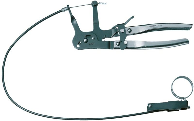 134 b Schlauchklemmenzange mit Bowdenzug
