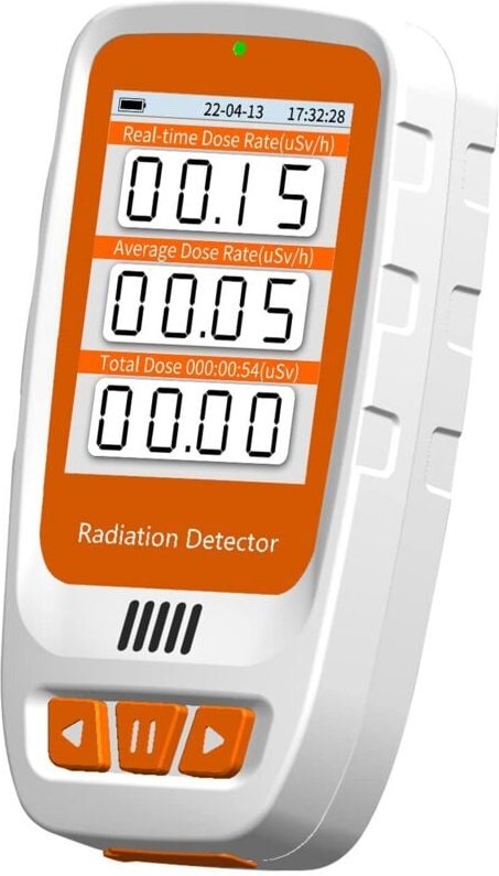 Geigerzähler-Strahlungsdetektor mit LCD-Anzeige, Mini-Beta-Gamma-Röntgendosimeter-Monitor, wiederaufladbarer Nuklearstra...