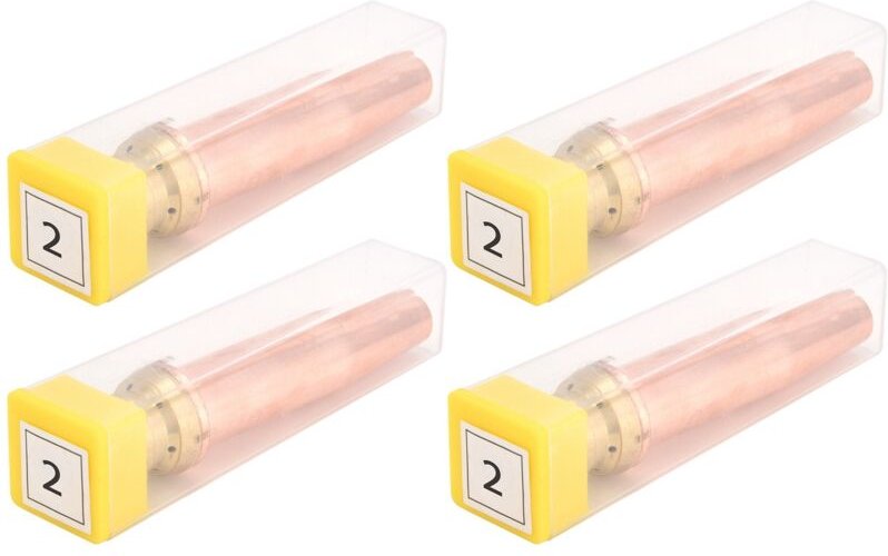 4-teiliges Schneidbrennerdüsenset zum Gasschneiden von Stahlteilen, Hochtemperaturbeständige, schnell schneidende isobar...