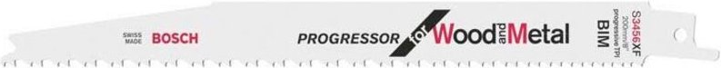 Säbelsägeblatt s 3456 xf Progressor for Wood and Metal - Bosch