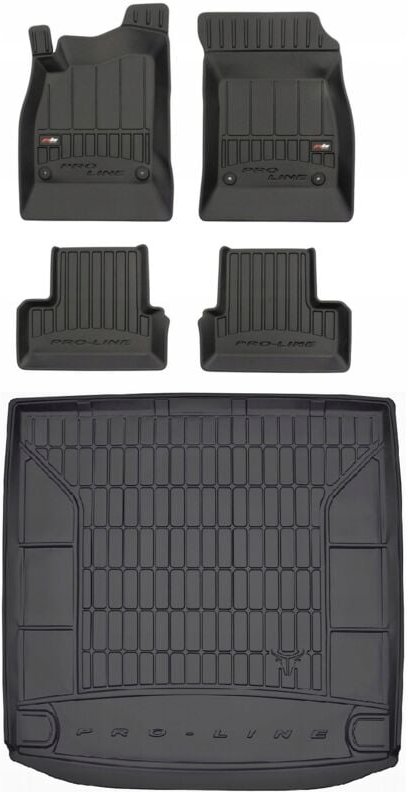 3D SET Gummifußmatten und Fußmatten Chevrolet Cruze 1 Kombi 2008-2016