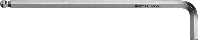 PB Swiss Tools Winkelschraubendreher DIN 911L verchromt 5/32" Kugelkopf