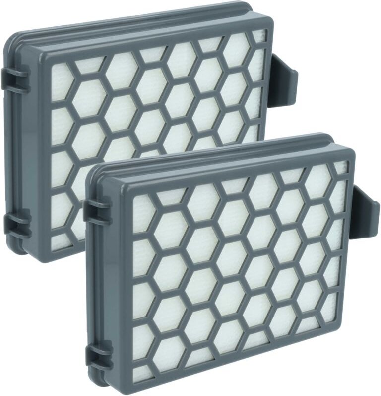 2x Staubsaugerfilter Ersatz für Kärcher 2.863-237.0, 4054278229676 für Staubsauger - HEPA-Filter Grau Weiß - Vhbw