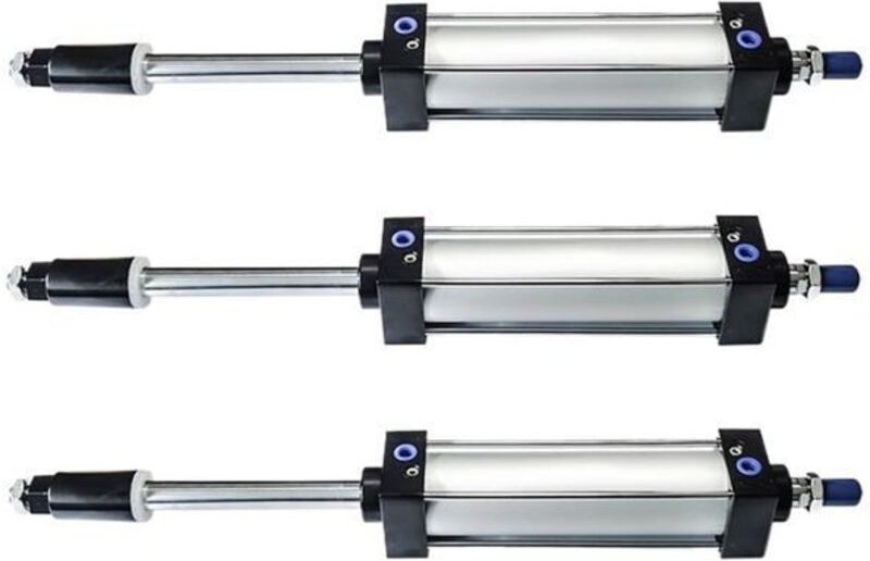 Einstellbarer pneumatischer Zylinder - GVMUKNYE - SCJ 63 mm - Hub 25/50/75/100/200/300 mm - Große Kraft - Erwachsene