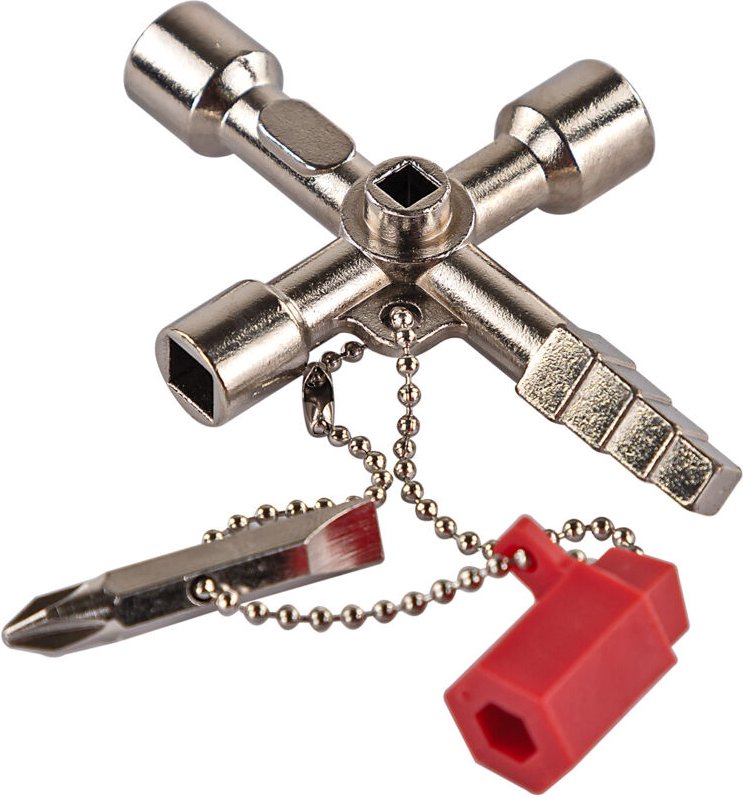 Universal Absperrsysteme Schlüssel Schaltschrankschlüssel 10 in 1 Elektro - Kestek