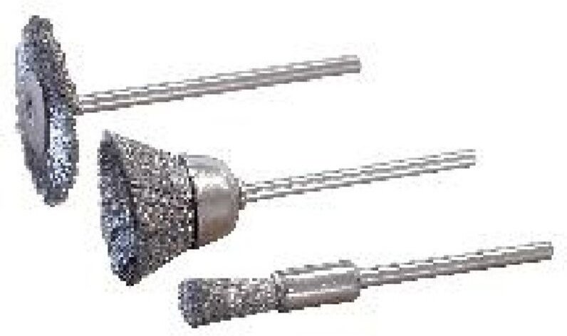 1 Stahlbürste (4 mm Bürste) MAXICRAFT