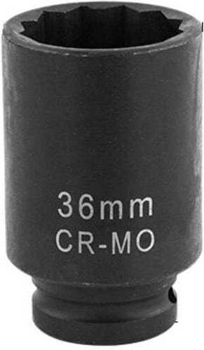 36-mm-CR-Mo-Sechskant-Schlagschrauber-Stecknuss für 12-Kant-Schlagschrauber, lange 1/2"-Mutternüsse