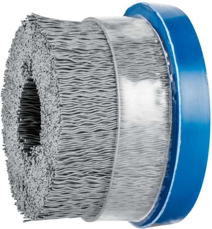 Pferd - composite Tellerbürste dbur ø 76x22,2 mm Bohrung SiC-Filament-Ø 0,55 mm Korn 320 stationär