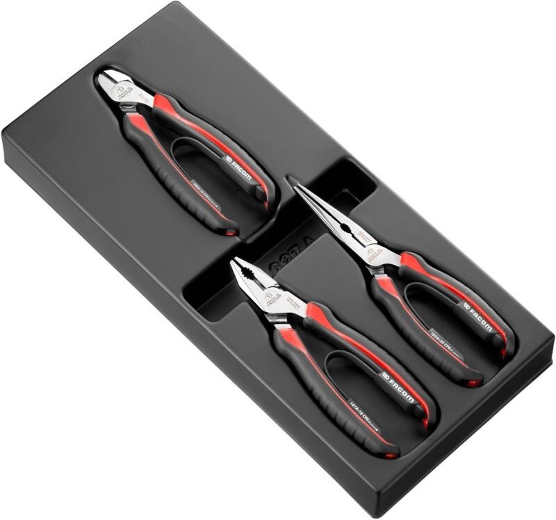 Modul - Mechaniker-Zangen, 3-tlg - Facom