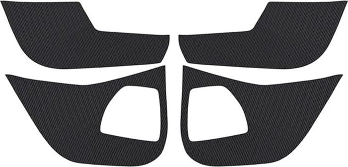Auto Carbon Leder Tür Protector Pad Tür Planke Anti-Kick-Pad Anti-Schmutz-Matten-Abdeckung für Honda xr-v hr-v Vezel 202...
