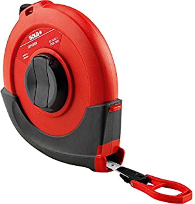Sola, Modell SO50080601, Profi-Messband de Stahl mit Explorer-Kapsel, 50 Meter x 13 mm, ideal für Messungen im Bau- und ...